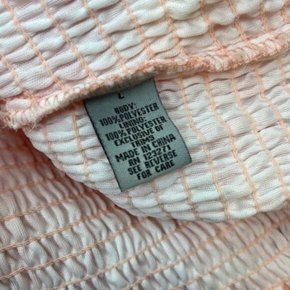 J for Justify Floral Smocked Mini Dress Size Large NWT - Picture 7 of 7